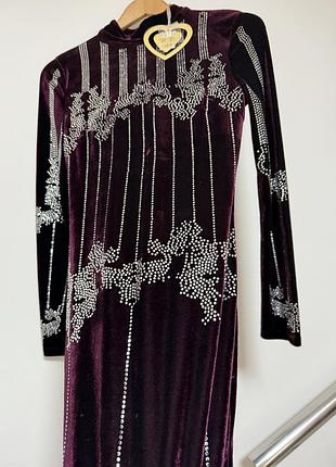 Сукня велюрова