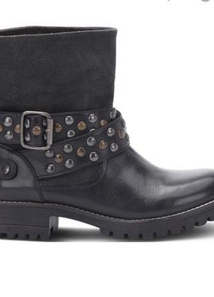 Шкіряні напів чоботи pepe jeans