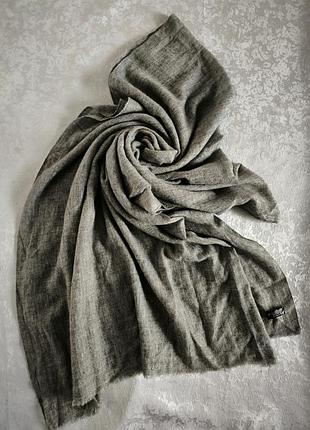 Шаль,шарф,палантин серый кашемир