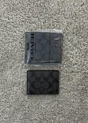Мужской кошелек + картхолдер coach