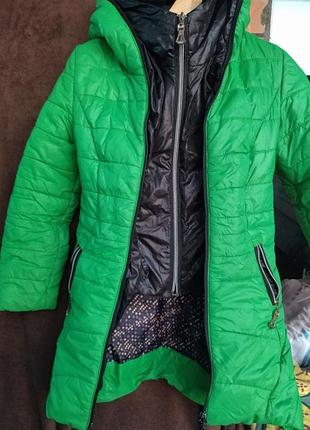 Стильная парка подростковая куртка удлиненная трендовая куртка -парка демы пуховик подростку