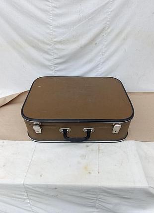 Радянська валіза дорожня без коліс ссср чемодан сундук дембельский чемоданчик советский для декора дизайна театра