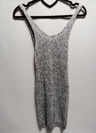 Вязаное платье, сарафан.