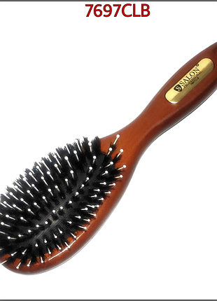 Масажна щітка salon professional,з натуральною щетиною 7697clb