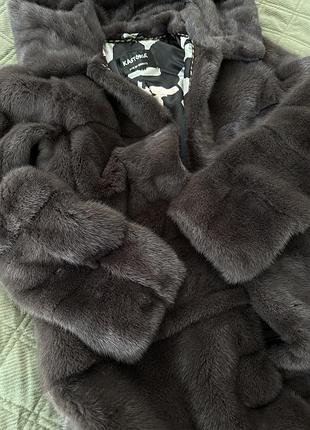 Шуба норкова поперечка. норкова шуба трансформер