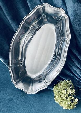 💙 блюдо 💙 вінтажне глибоке англія нержавіюча сталь