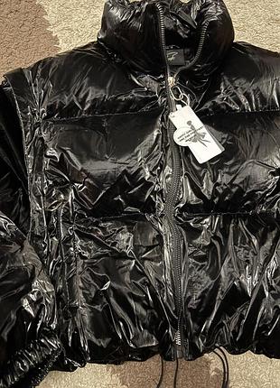 Лакова куртка трансформер