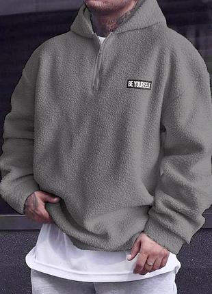 Теплые мужские худи
