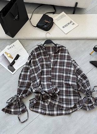 Сорочка в клітинку