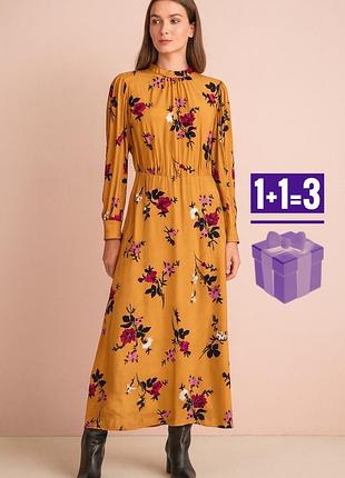 🥰 довга сукня в квітковий принт new look 14 віскоза