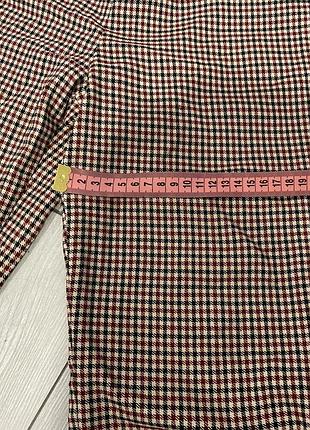Брюки/штани в клітинку еластичні