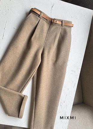 Штани на резинці шерсть