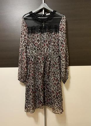 Неймовірна сукня міді, шовк, бренд, liu jo