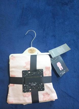 Новый детский пижамный набор george, размер 3-6 месяцев.