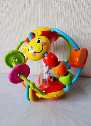 Игрушка волшебный шар погремушка hola toys.