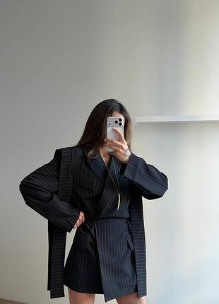 Стильный пиджак платье 4