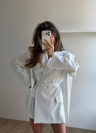 Стильный пиджак платье 10