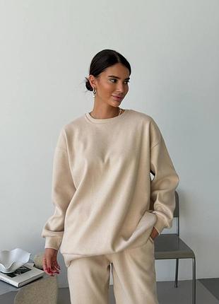 Стильный уютный костюм ангора