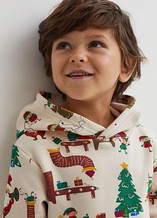 Классная новогодняя кофта/худи/ толстовка h&amp;m