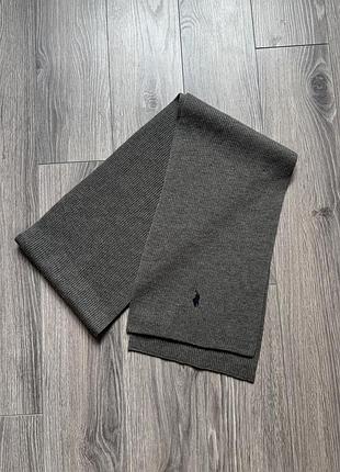 Polo ralph lauren шарф мериносовий вовняний