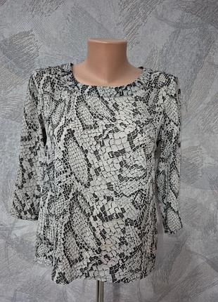 Блуза змеиного принта