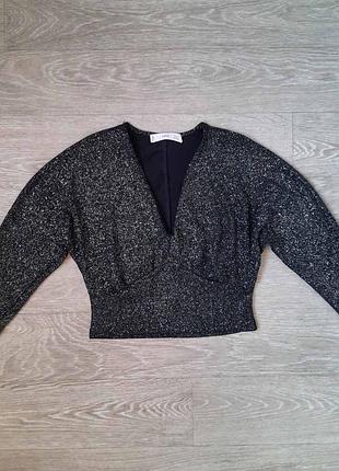 Топ с длинными рукавами, размер xs