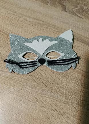 Новорічна маска котика