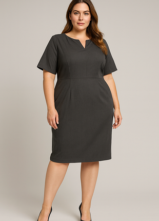 Большое платье футляр