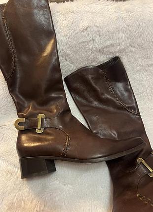 Жіночі шкіряні чоботи neri 40 р.( уст 25.5 см,холява 17/17.5 см( півообєм