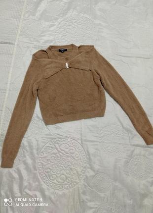 Светрик тепленький короткий shein mob