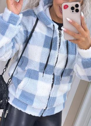 Теплая мягчайчая кофточка на молнии новинки сезона