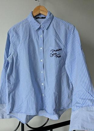 Свободная рубашка в полоску