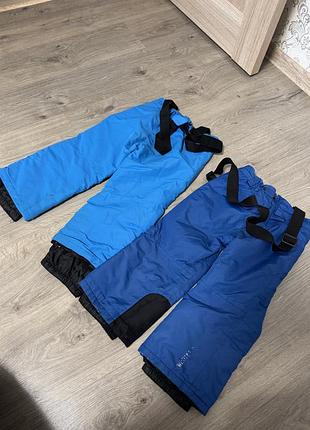 Дитячі зимові штани на підтяжках