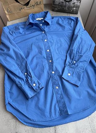 Сорочка синя жіноча