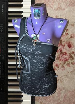 Дизайнерская винтажная маечка