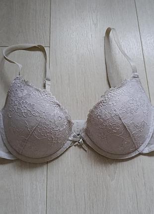 Бюстгальтер ажурный бюст кружевной лиф кружевый h&amp;m 34b 75b 70c