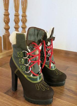 Зимові чобітки luciano carvari 35р.