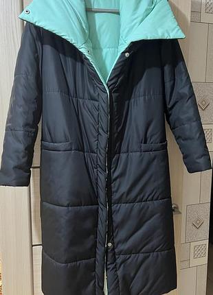 Зимове пальто утеплене