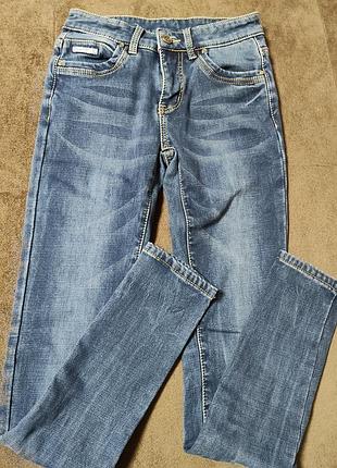 Джинсы для подростка зимние