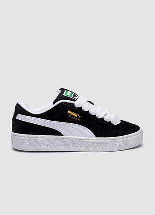 Кроссовки puma suede xl black/white