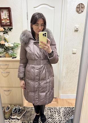 Жіночий пуховик, наповнення пух