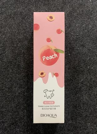 Отбеливающая зубная паста противовоспалительно с экстрактом персика