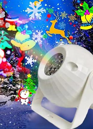 Новогодний проектор для дома с кронштейном с питанием от usb проектор xkl-q8