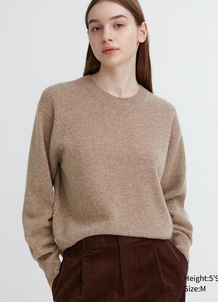 Uniqlo кашемировый джемпер