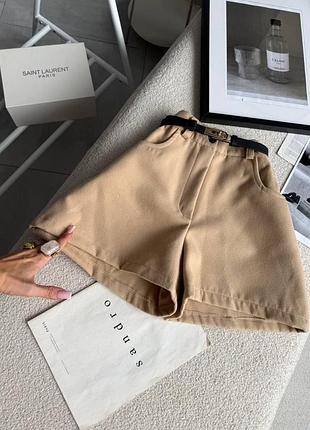 Жіночі повсякденні кашемірові класичні міні короткі шорти тканина кашемір турція