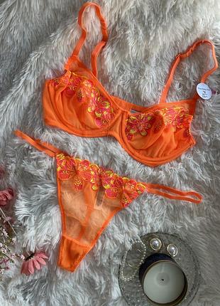 Яскравий комплект білизни жіночий primark 75c / m