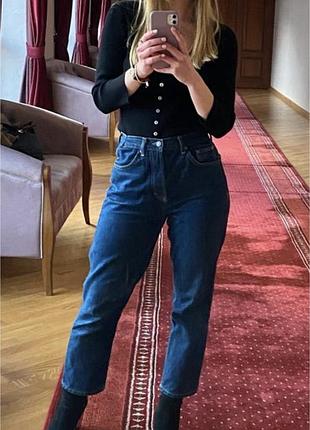 Темно-сині джинси