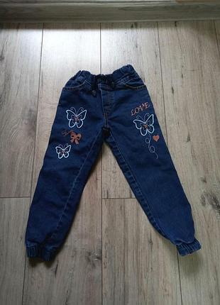 Джинси-джогери на резинці на 3-4 роки (туреччина)
