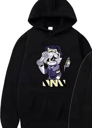 Murder drones худі чорна кофта дрони вбивці