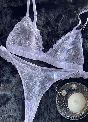 Мередевий комплект primark лілового кольору без кісточок